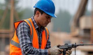 Ouvrier Bâtiment Experts en action sur chantier